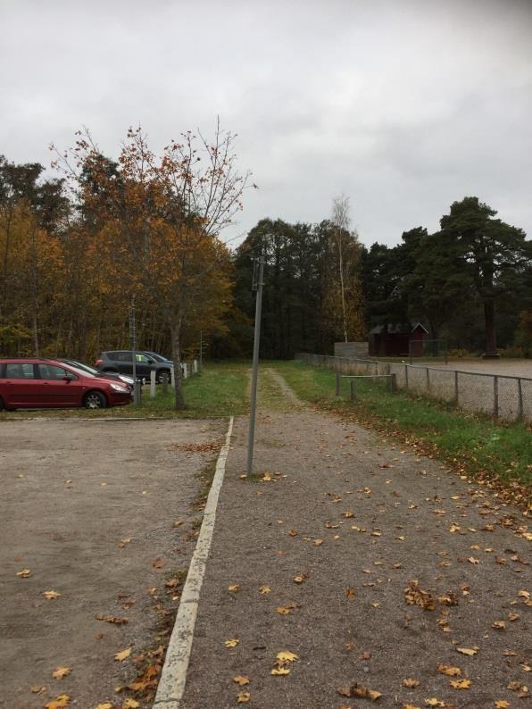 gånger i timmen i vardera riktning) och linje 195 som trafikerar skolan en gång på morgonen och två gånger på eftermiddagen. Båda hållplatslägena har ett gångavstånd på cirka 50 meter från skolan.