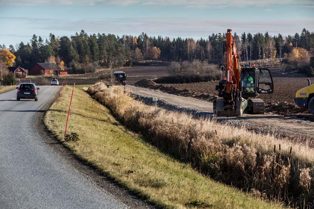 och cykelvägar och