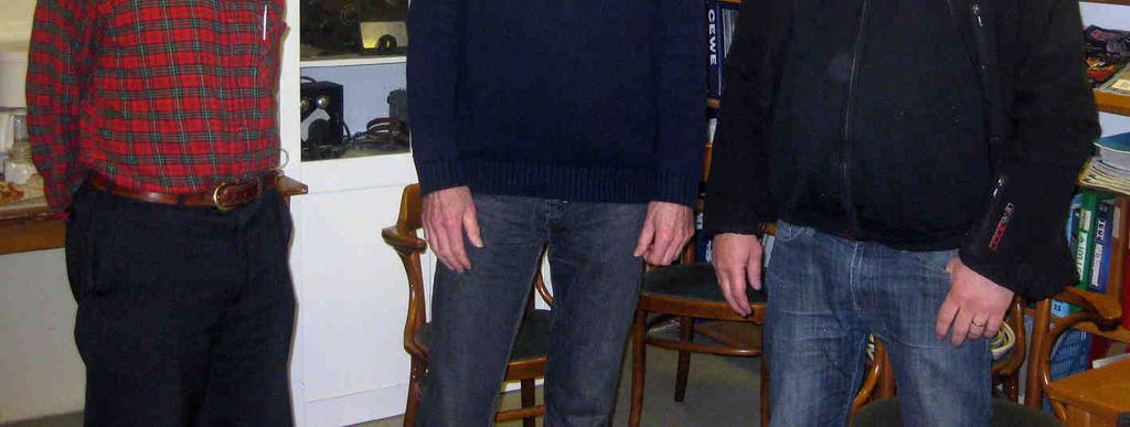 Certifikatkursen fylls hela tiden på och i bilden nedan har vi Lasse/SM5AZS tillsammans med Ray Happ och Göran Johansson.