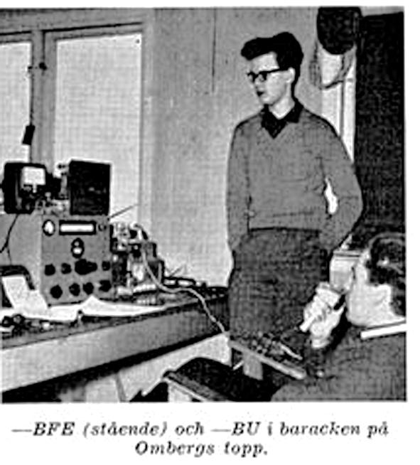 Expedition OMBERG 1958 Jan/SM6BFE I mars 1958 så gjordes en grupp från Norrköpings Radioklubb en expedition till Ombergs topp (SOTA M/OG-001).