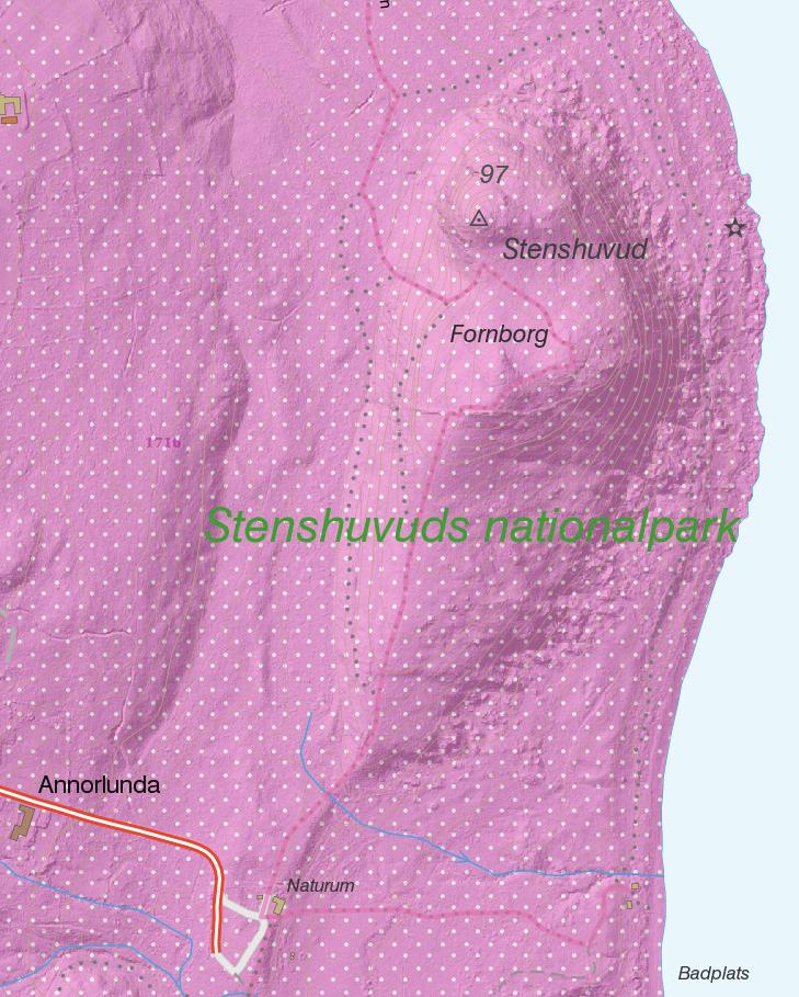 Exkursionsstopp Vandringen på Stenshuvud kommer att börja och sluta vid naturum Stenshuvud (Figur 10). Det finns 8 stopp inplanerade och kanske några extra pust i backen på vägen upp!