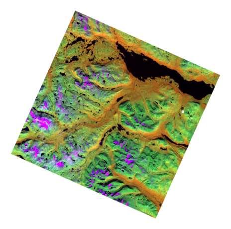 2D till 3D Fjärranalysdata Färg information tillsammans med 3D punktmoln kan förbättra automatisk klassning av