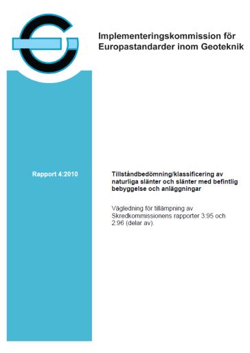 Geoteknisk utredning I planskedet är syftet med att utföra en geoteknisk utredning att undersöka markens tekniska egenskaper och förutsättningar Ras och skred