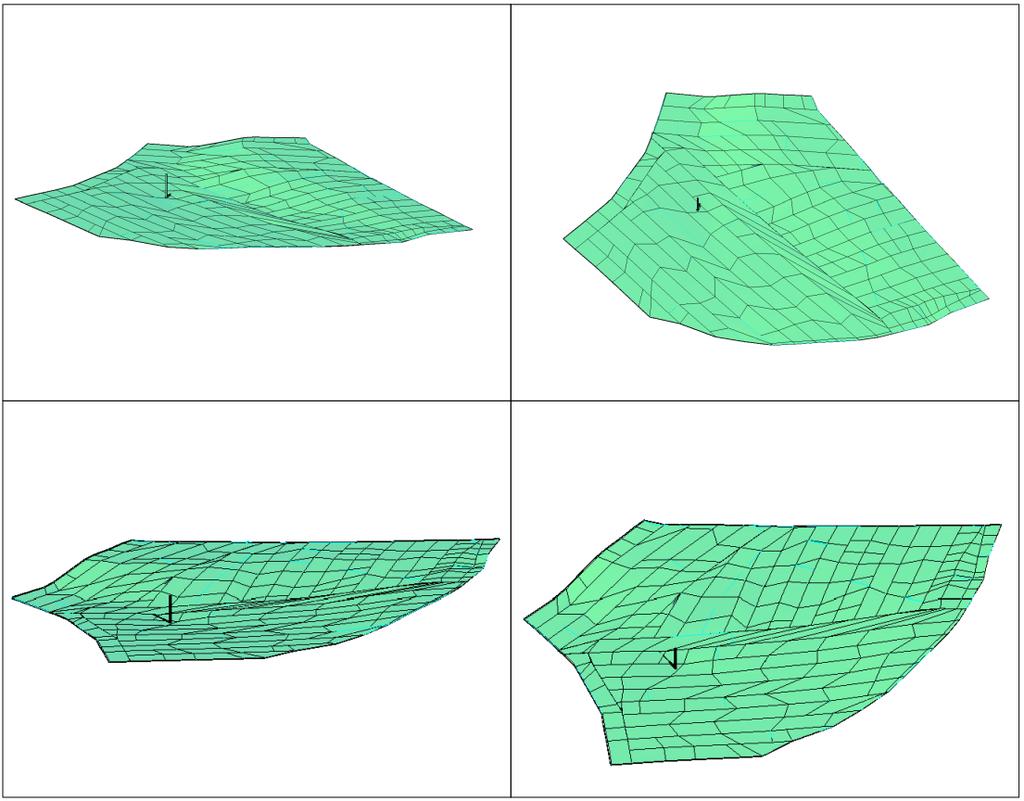 3.2.1 Skapandet av en geometrisk modell Från den geotekniska undersökningen kommer en jordlagerföljd att tolkas.