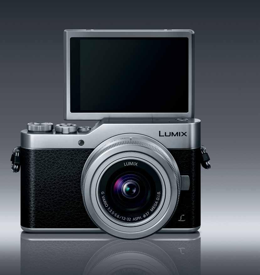 GX800 med 12-32 mm Compact System Camera 16 megapixlar Micro 4/3-sensor utan lågpassfilter Objektiv 12-32 mm (24-64 mm) Post Focus: Ta bilden direkt, fokusera senare Kontrast-AF med DFD-teknik Ny