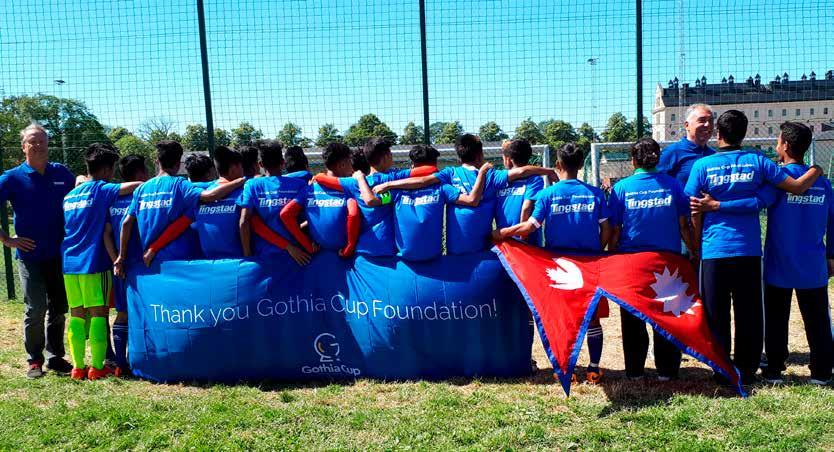 GOTHIA VECKAN MED LAGET FRÅN NEPAL I juli gick fotbollsturneringen Gothia Cup av stapeln.
