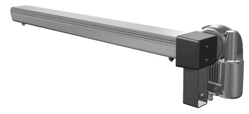 2.4 Elektriskt driven port 2.4.1 Elektrisk manövrering vikport med en konfiguration 2+0, 0+2 eller 2+2 kan levereras eller uppgraderas med ett elektriskt styrsystem.