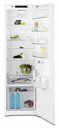 204 liter Helintegrerad Door on door, FrostFree Automatisk avfrostning, FastFreeze Snabbinfrysning, Inredning med 5 st lådor och 2 st