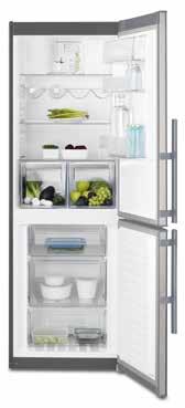 A++, 200/63 liter Snickeriluckorna monteras med glidskenor, FrostFree Automatisk avfrostning, FastFreeze
