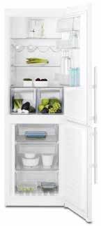 LED-belysning, Ljudnivå endast 39 db KYL/FRYS EN3453MOW Kyl/frys, A++, 226/92 liter, Vit FrostFree Automatisk