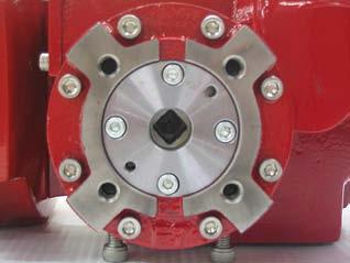 av medbringare med hjälp av befintliga skruvar Ingen avdragagre behövs Kabelingång M20 x 1,5 Monteringsfläns ISO 5211 (DIN 3337) F07, F10, F12, F14, F16 Ändlägesstopp Mekaniska och justerbara