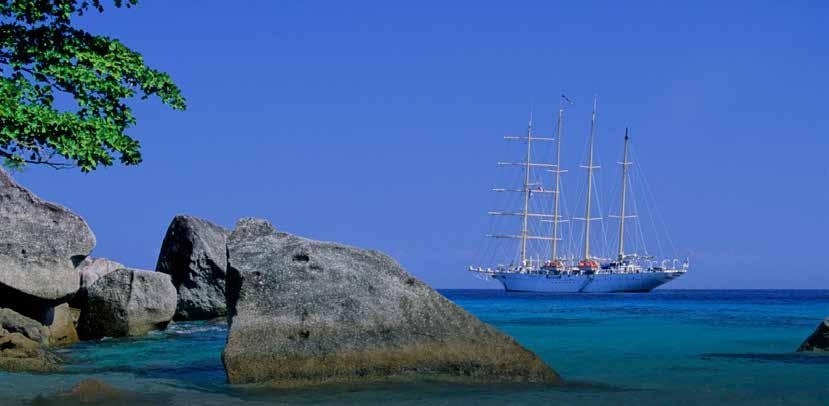 Club Eriks noga utvalda upplevelser Segla från Phuket till Singapore ~ Upplev thailändska paradisöar! ~ Thailand Malaysia Singapore Följ med oss på denna härliga resa med fantastiska Star Clipper!