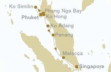 Segla från Phuket till Singapore ~ Upplev thailändska paradisöar! ~ PRELIMINÄRA FLYGTIDER DAG FLYG TIDER FLYGTID 13 feb Stockholm, Arlanda - Doha 08.05-16.15 6h10 13 feb Doha - Phuket 19.25-06.