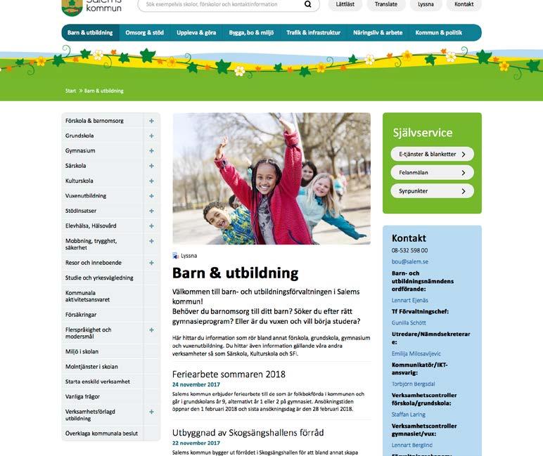 Ansök om skolplats till ditt barn via webben Från och med den 10 januari kan du ansöka om plats på en grundskola. Du gör valet på webben så här: 1. Gå till www.salem.se 1.