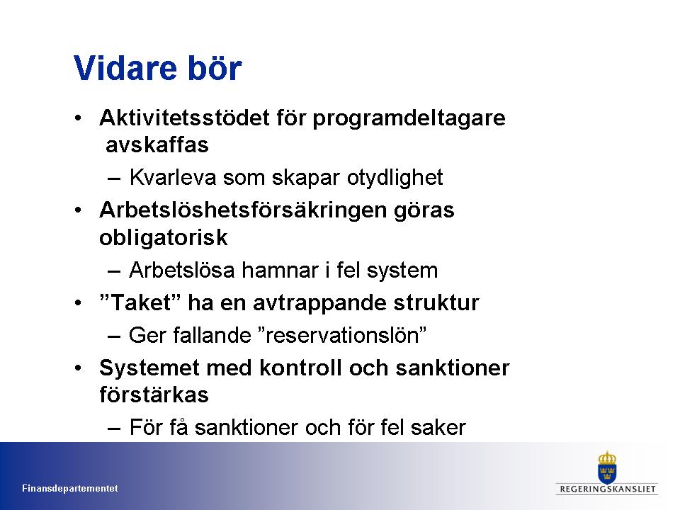 REFORMER FÖR EN BÄTTRE