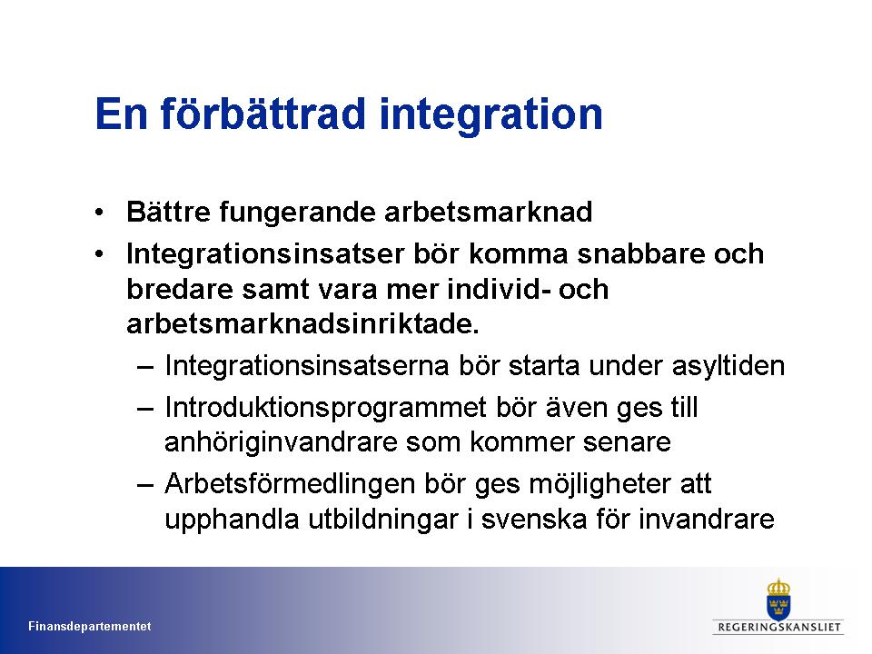 ÖPPEN UTFRÅGNING OM LÅNGTIDSUTREDNINGEN 2011: REFORMER FÖR EN