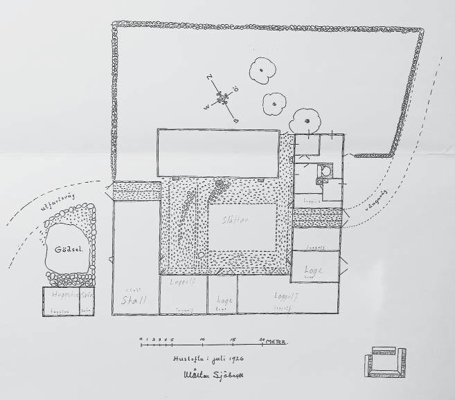 Mårten Sjöbeck dokumenterade gården sommaren 1926.