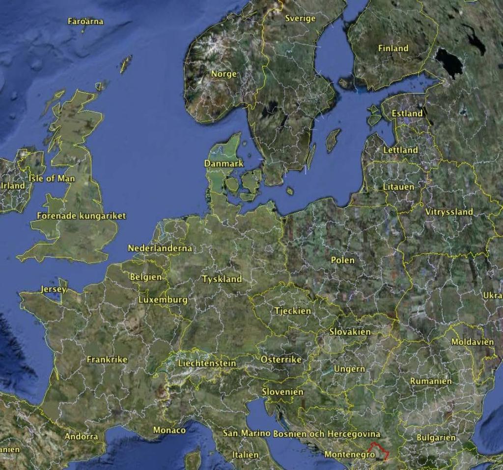 Island: 1?: 10 USA: 2 Norge: 1 Sverige öv.