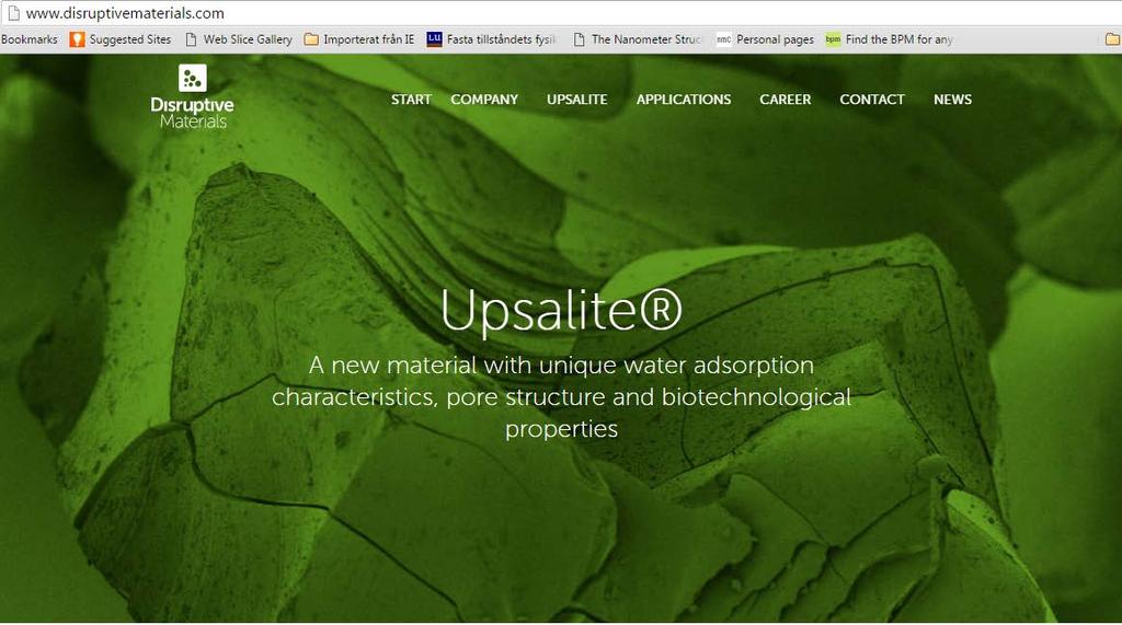 Moisture adsorption