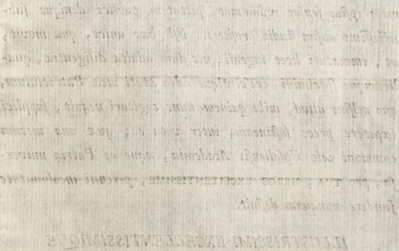 tum Paternum etiam, ante bos quadraginta annos, pie defuti Elutu y beare; tot