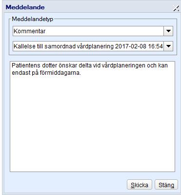 6 (10) Bild 8 Samordnad vårdplan Utgå från fliken Samordnad vårdplan i ärendeöversikten.