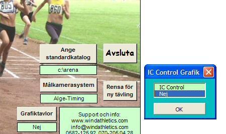 Grafiktavlor I samarbete med IC Control har ett system med grafiktavlor direkt kopplade till Windathletics' grendatorer utvecklats.