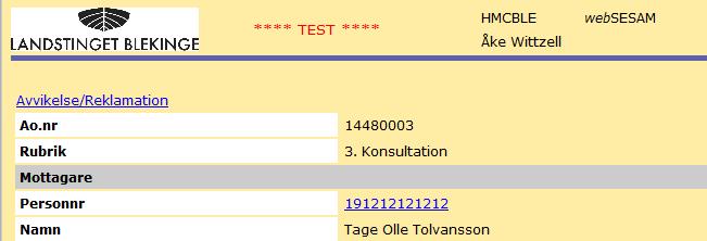 Avvikelse/Reklamation kopplad till arbetsorder. Det finns olika vägar att gå: Via skärmbilden Dina uppgifter och Öppna arbetsorder eller Sök arbetsorder.