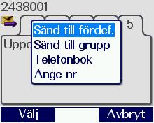 önskat status och tryck