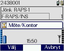 Profiler 1) Välj Profil under