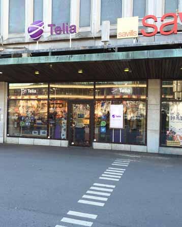 ADD-ON-PROFIL TÄCKPROFIL Telia-butiken Sergels torg, Stockholm 2016 Hammerglass Add-On-S Hammerglass AB Hammerglass