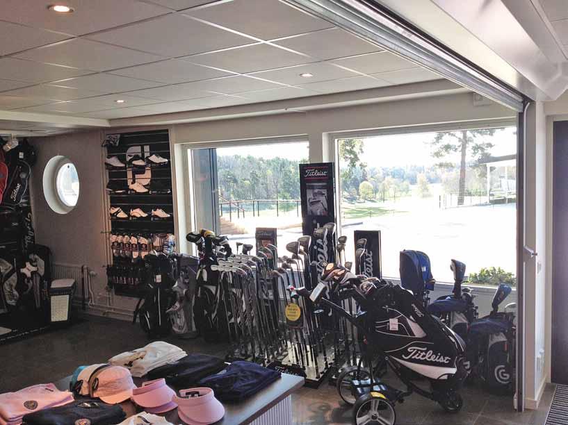 Lidingö Golfklubb 2012 Hammerglass Add-On-U, 6 mm Lidingö Låsservice I samband med att golfshopen säkrades upp installerades invändigt galler för att möjliggöra stängning av shopen då andra