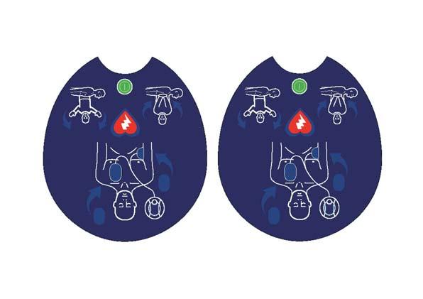 HeartSine Technologies KONFIGURATION HST tillhandahåller PAD system som kan konfigureras helt på det sätt som överensstämmer med 2000 resp 2005-års HLR-koncept.