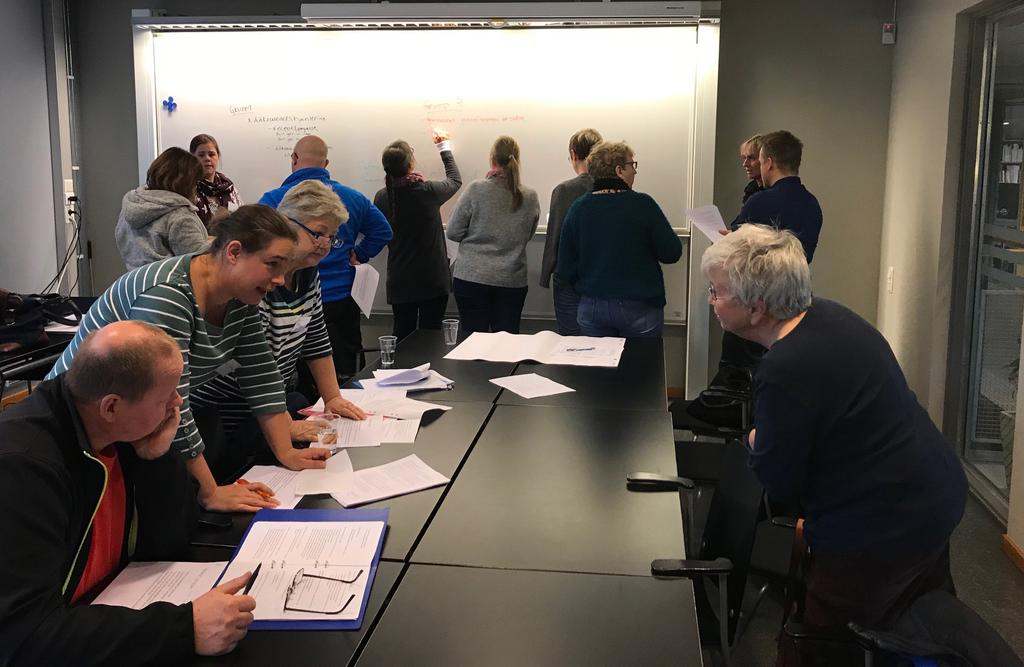 Det övergripande syftet är att personalen ska bli friskare dvs. att ohälsotalen för dessa grupper minskar.