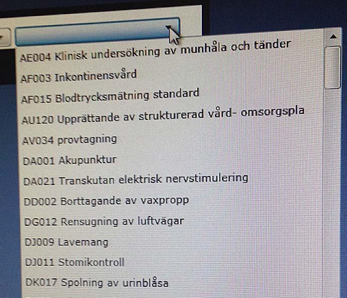 5 Exempel på hur konkret utformning av verksamhetssystemet påverkar arbetet om att presentera information på ett för användaren naturligt och lättillgängligt sätt Vid dokumentation av en patient