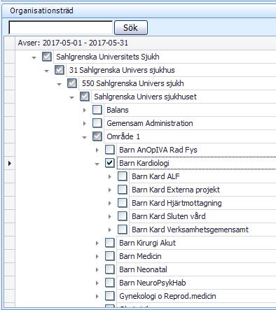 Rapport Ansvar/Funktion Rapporten visar Ansvar/Funktions-kopplingar för en organisationsdel. Rapporter Administration Ansvar/Funktion 1.