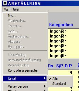 3. För uppgifter om medarbetarens lön, klicka på längst ner i bilden. 4. Anställningsbilden i V4 öppnas.