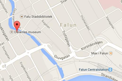HITTA RÄTT I FALUN 3 2 4 1. Tågstationen Adress: Promenaden 1. 2. Museet Adress: Stigaregatan 2. 1 3. Biblioteket Adress: Falu stadsbibliotek, Stadshuset, Fisktorget. 4. Hotellet Adress: Trotzgatan 9-11.