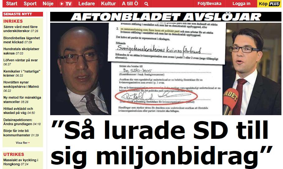 SD-ARBETARPARTI ELLER ARBETARFIENDE Den poli k Sverigedemokraterna (SD) har drivit genom mo oner i arbetsmarknadsutsko et samt i reserva oner under den nuvarande mandatperioden är en poli k som
