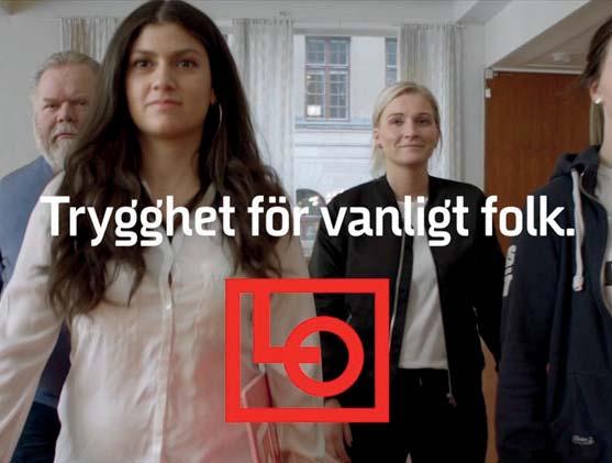 LOs POLITISKA PLATTFORM inte få bra vård och omsorg, över a pensionen inte ska räcka, över a utsä as för bro. Över a jobb försvinner.