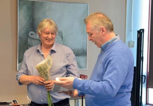 Berglund avtackas för