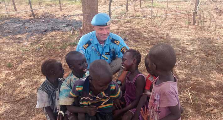 »Jag har förstått att svensk polis håller en hög nivå när det gäller att leda utbildning utomlands. Jag har också lärt mig att en polis i Afrika kan göra ett fantastiskt jobb trots små medel.