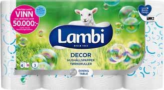 TOALETTPAPPER TOAPAPPER Lambi 4-6 pack Jämförpris