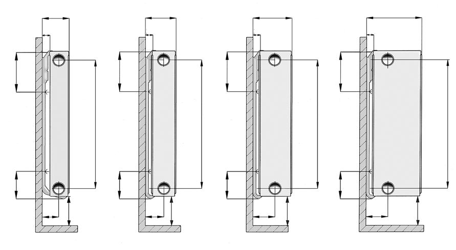 PURMO COMPACT INSTALLATIONSMÅTT MED PURMO MONCLAC C 11 C 21 C 22 C 33 90 95 127 177 29 25 25 25 105 105 105 105 C/C C/C C/C C/C 66 66 66 66 58 Rek. 150 mm 60 Rek. 150 mm 76 Rek.