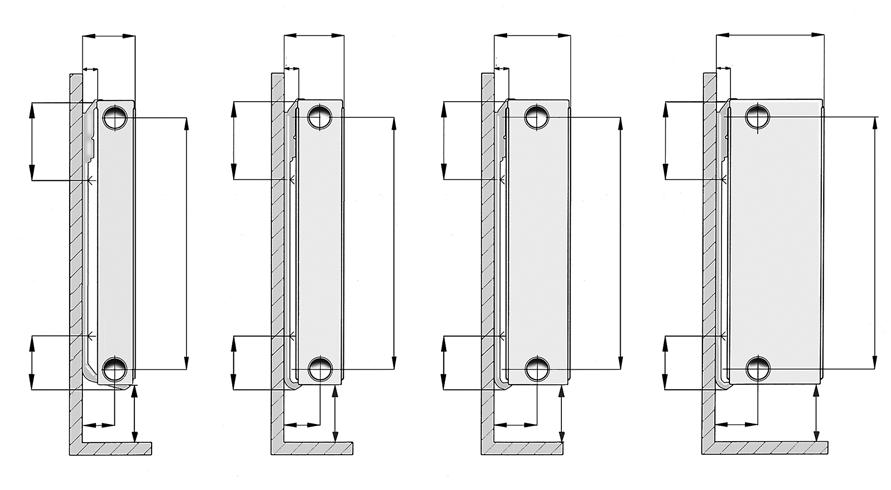 PURMO COMPACT INSTALLATIONSMÅTT MED PURMO MONCLAC C 11 C 21 C 22 C 33 90 95 127 177 29 25 25 25 105 105 105 105 C/C C/C C/C C/C 66 66 66 66 58 Rek. 150 mm 60 Rek. 150 mm 76 Rek.