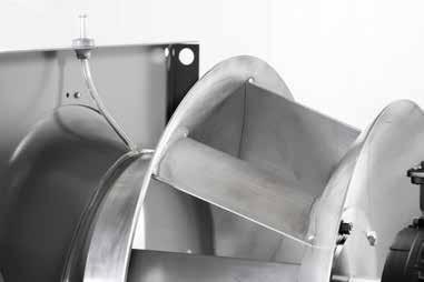 CentriFlow 3D GMPM - Teknisk katalog 5 KONSTRUKTIONSBESKRIVNING FLÄKTINLOPP Fläktens inlopp är utvecklat för ett optimalt flöde in till fläkthjulet.