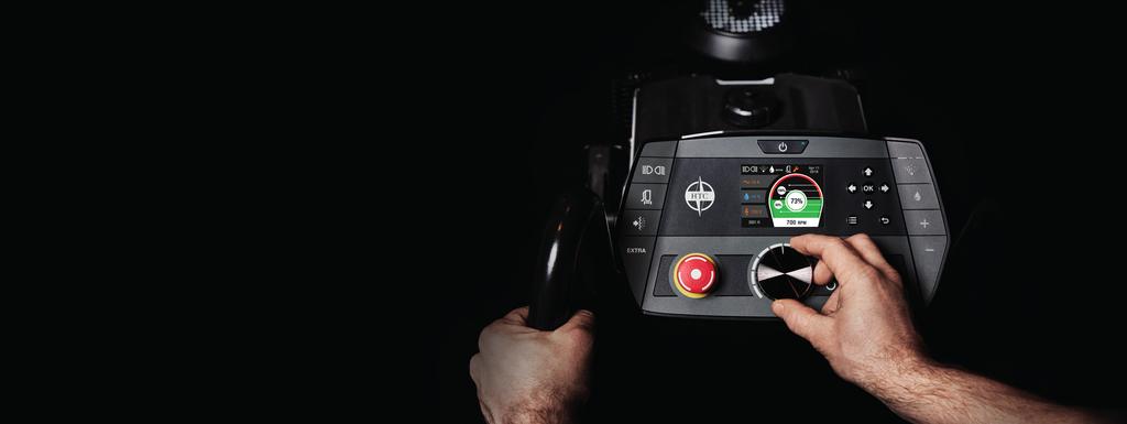 8 Produktivitet Produktivitet 9 Ta kontroll över prestandan 3a 6 3,5 LCD HTC DURATIQ 5 är precis som de större modellerna (6&8) utrustad med en intuitiv digital kontrollpanel, kallad HMI
