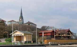 Byggnader och anläggningar 12. Havsbadsrestaurangen från 1869 är kanske den främsta av de bevarade byggnaderna från badhusepoken.