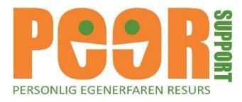 verksamheten Peer support i