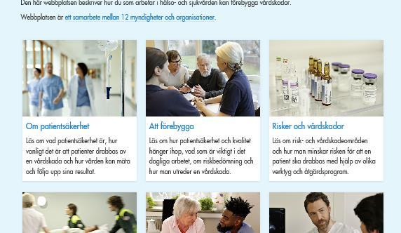 Samlat stöd i patientsäkerhet