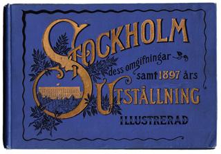 niörskontoret granskade karta öfver Stockholm jämte vägvisare för resande. Ny upplaga. Stockholm, P. A. Norstedt & söner, 1890. 8:o. 56 s. Något lös i häftning. Titelbladet till Beskrivningen loss.